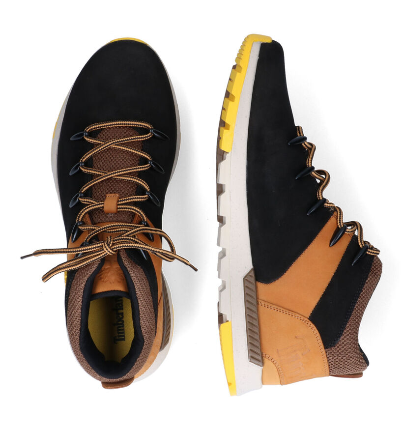 Timberland Sprint Trekker Mid Zwarte Bottines voor heren (344956) - geschikt voor steunzolen