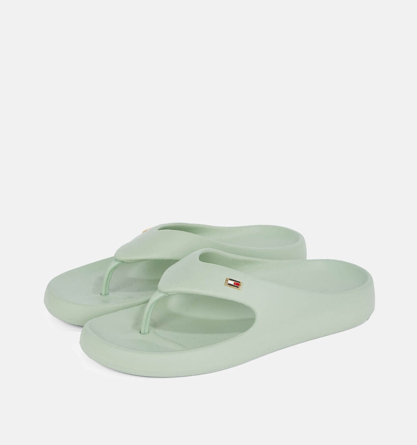 Tommy Hilfiger TH Comfort Beach Groene Teenslippers voor dames (352609)