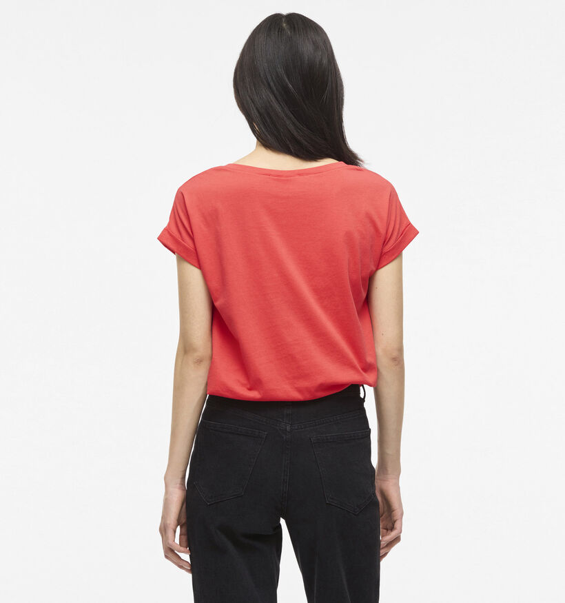 Vila Dreamers New Pure Rode T-shirt voor dames (368084)