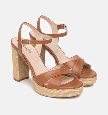 NeroGiardini Sandales Cognac