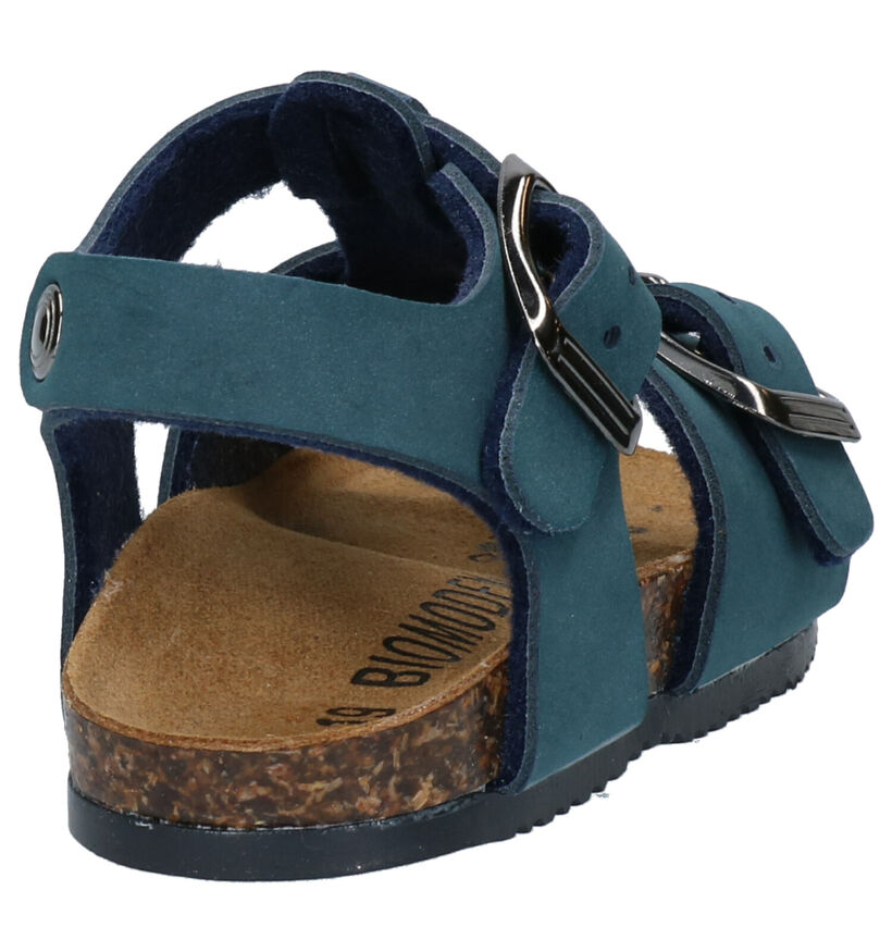 Biomodex Blauwe Sandalen in kunstleer (290057)