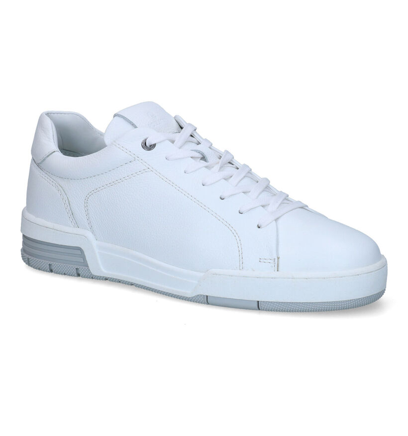 Poelman Lpkevin Chaussures à lacets en Blanc en cuir (310335)