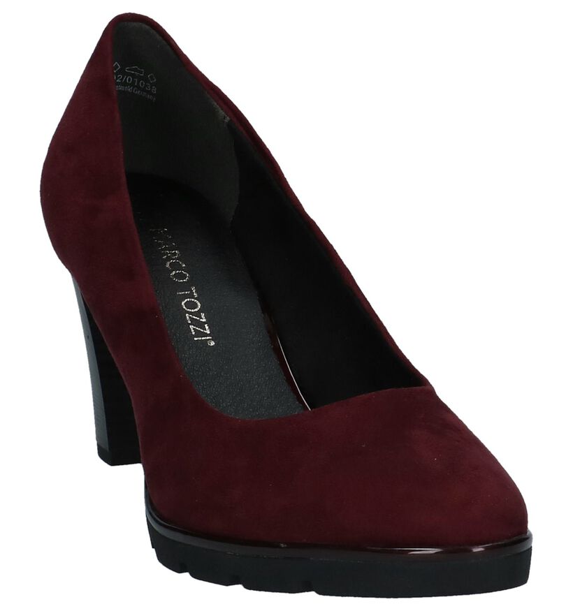 Marco Tozzi Escarpins classiques en Bordeaux en textile (226293)
