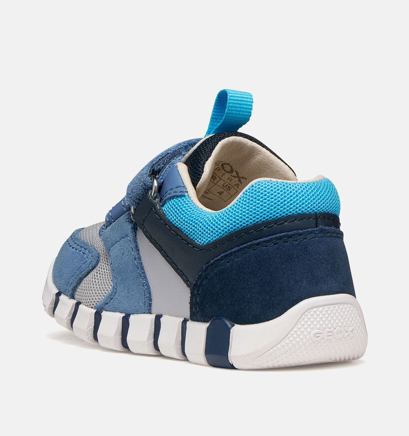 Geox Blauwe Velcroschoenen voor jongens (370159) - geschikt voor steunzolen