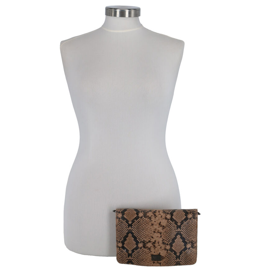 Xti Beige Clutch in kunstleer (262475)