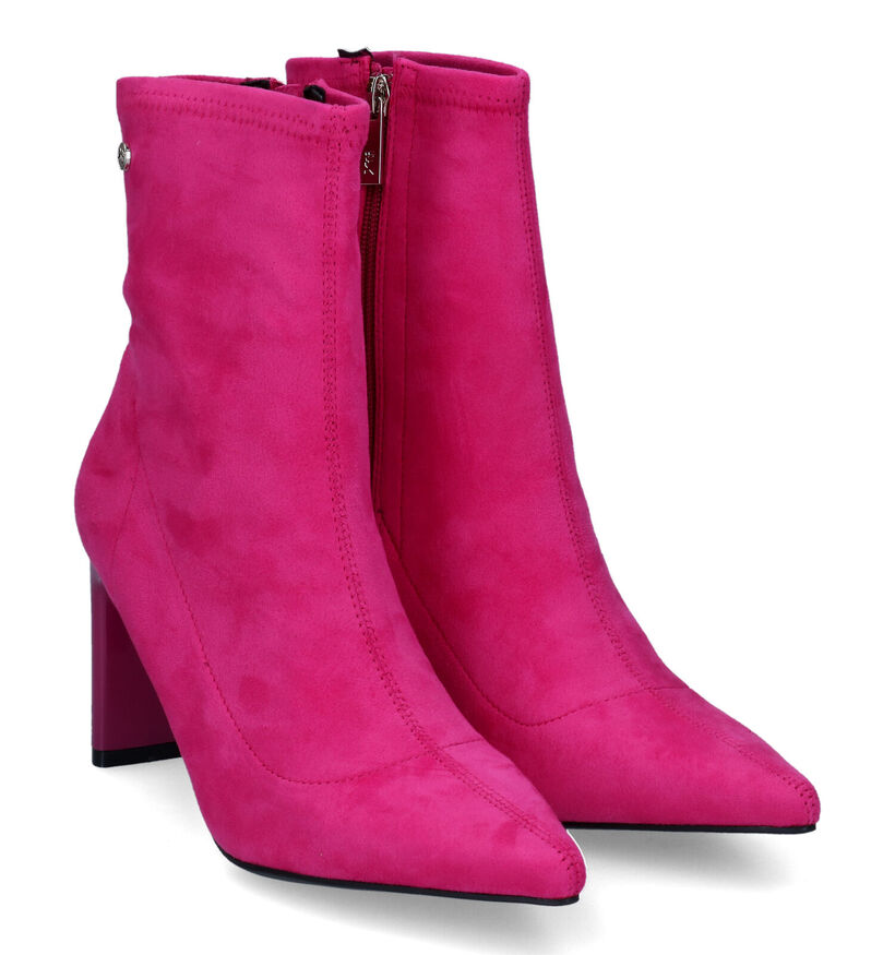 Xti Bottines à talons en Violet foncé pour femmes (319878)