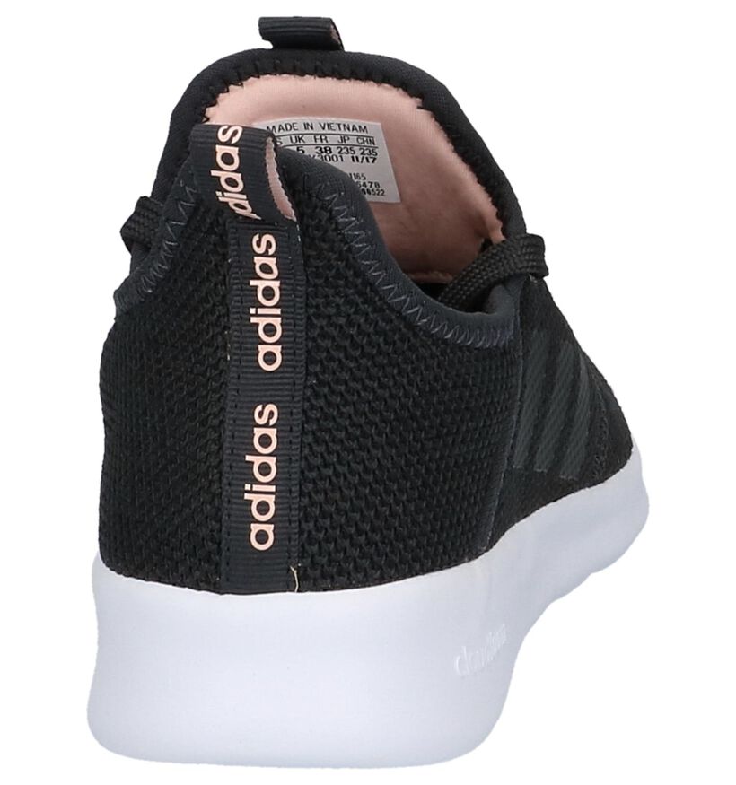 adidas Cloudfoam Pure Baskets en Noir en textile (208786)