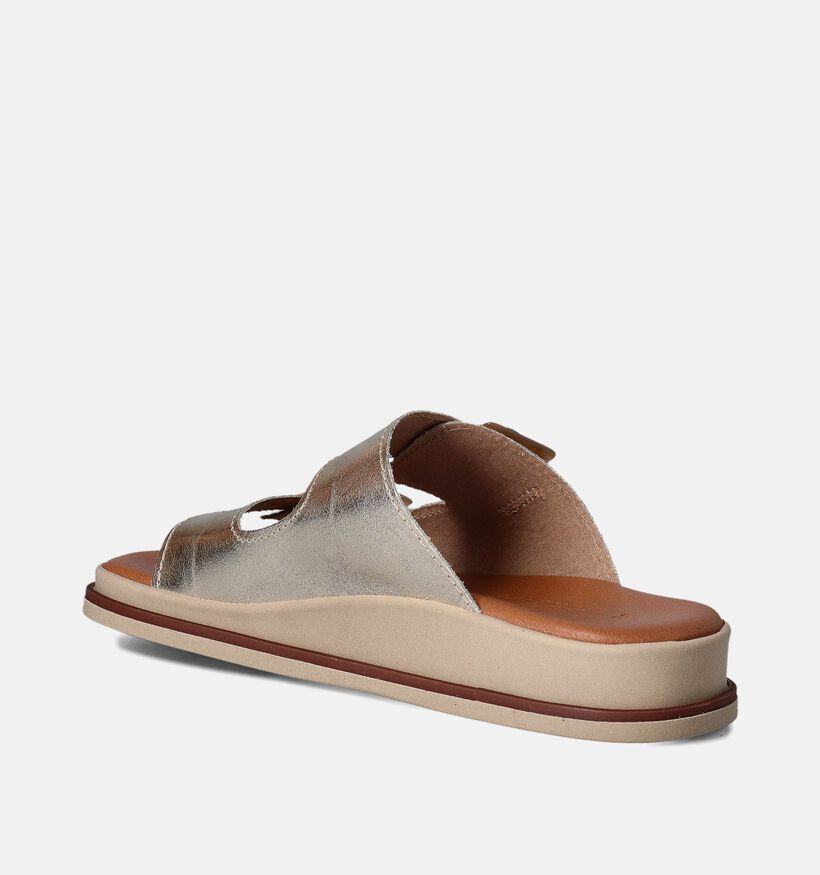 Tamaris Gouden Platte slippers voor dames (354347)