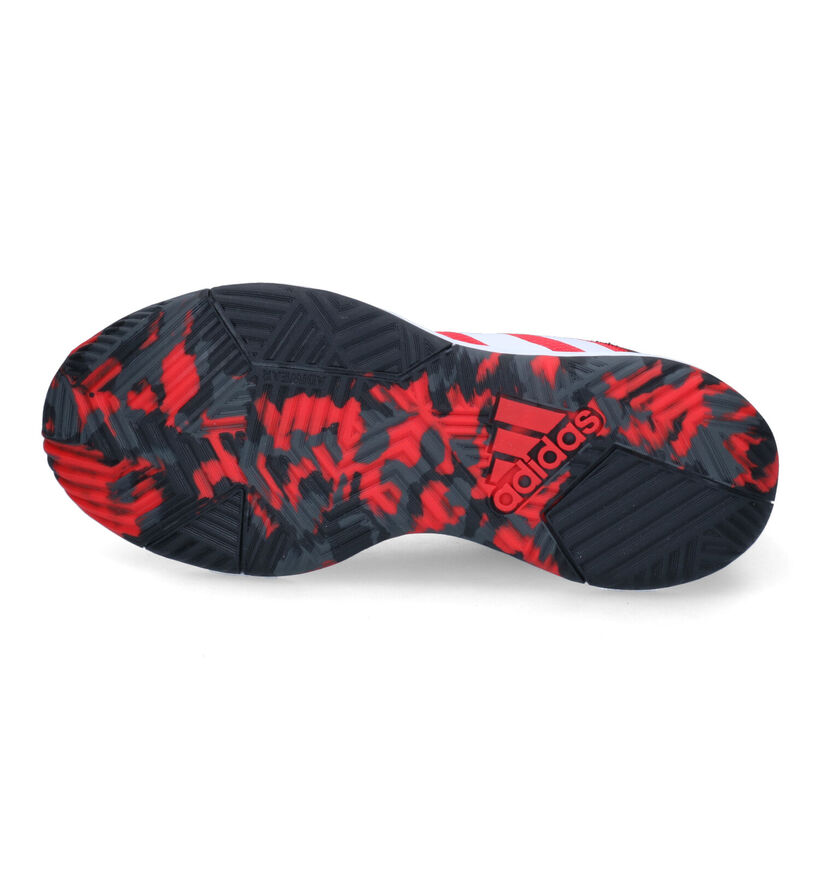 adidas Own The Game Baskets en Rouge pour hommes (302001) - pour semelles orthopédiques