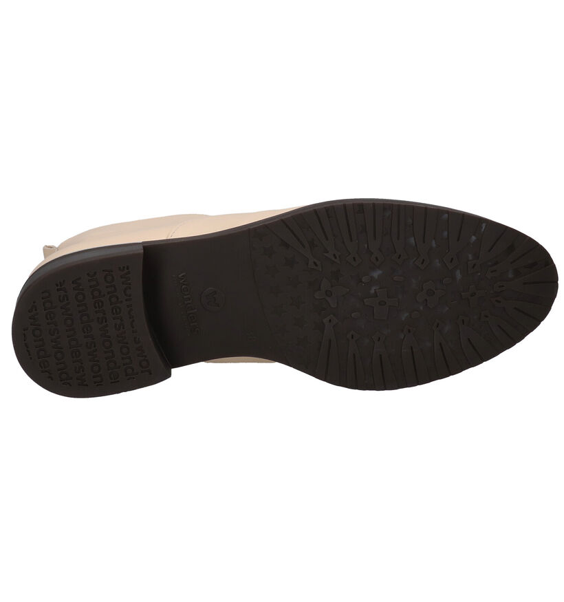 Wonders Bottes en Ecru en cuir (298917)