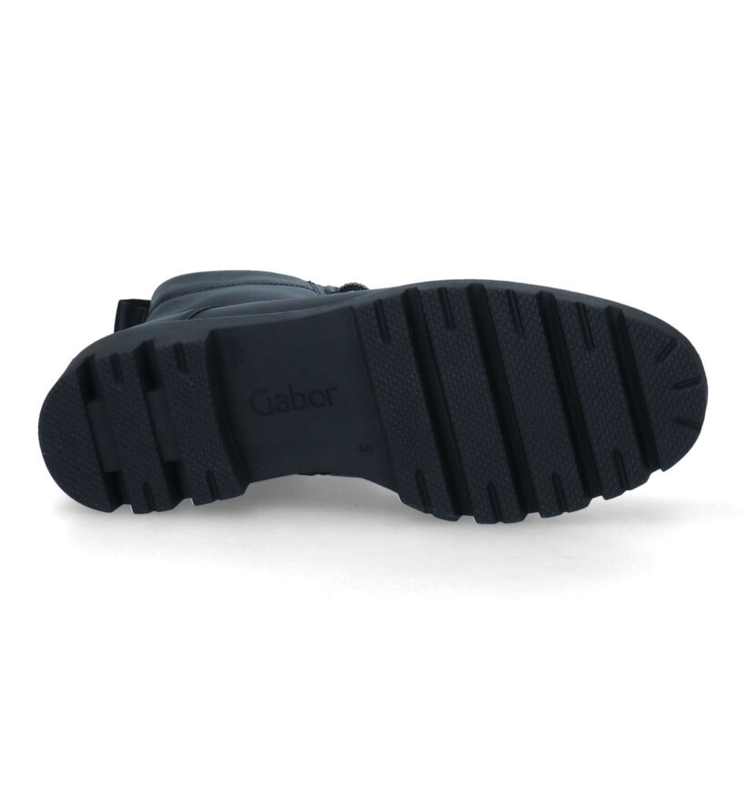 Gabor OptiFit Bottines en Noir en cuir (315326)