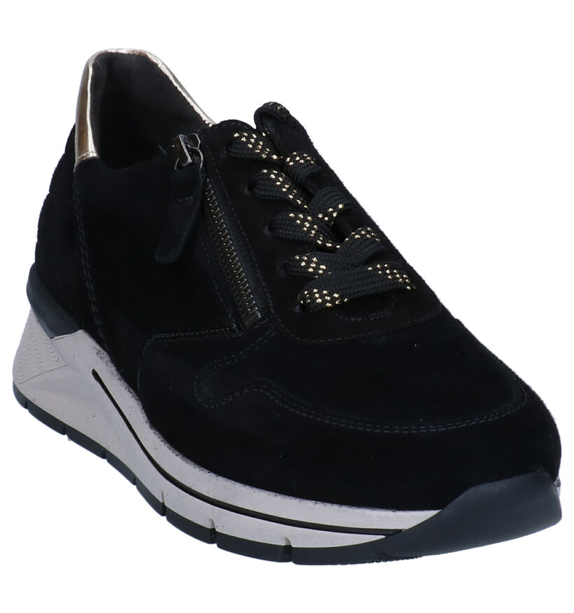 Gabor OptiFit Beige Veterschoenen in daim (297242)
