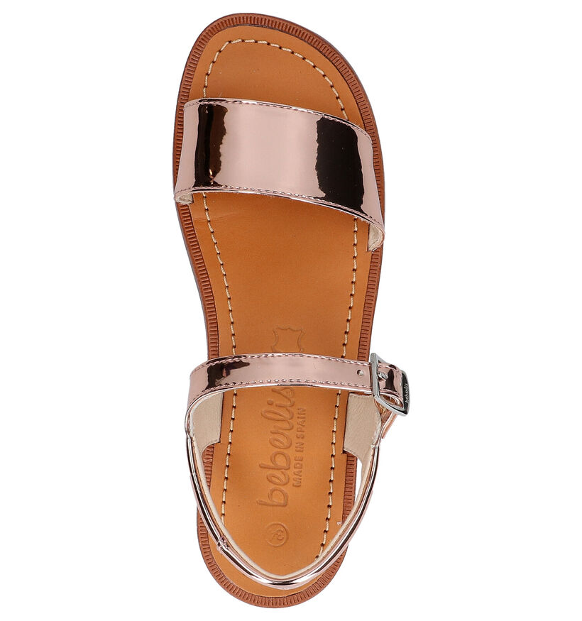 Beberlis Sandales en Or rose en cuir (271437)