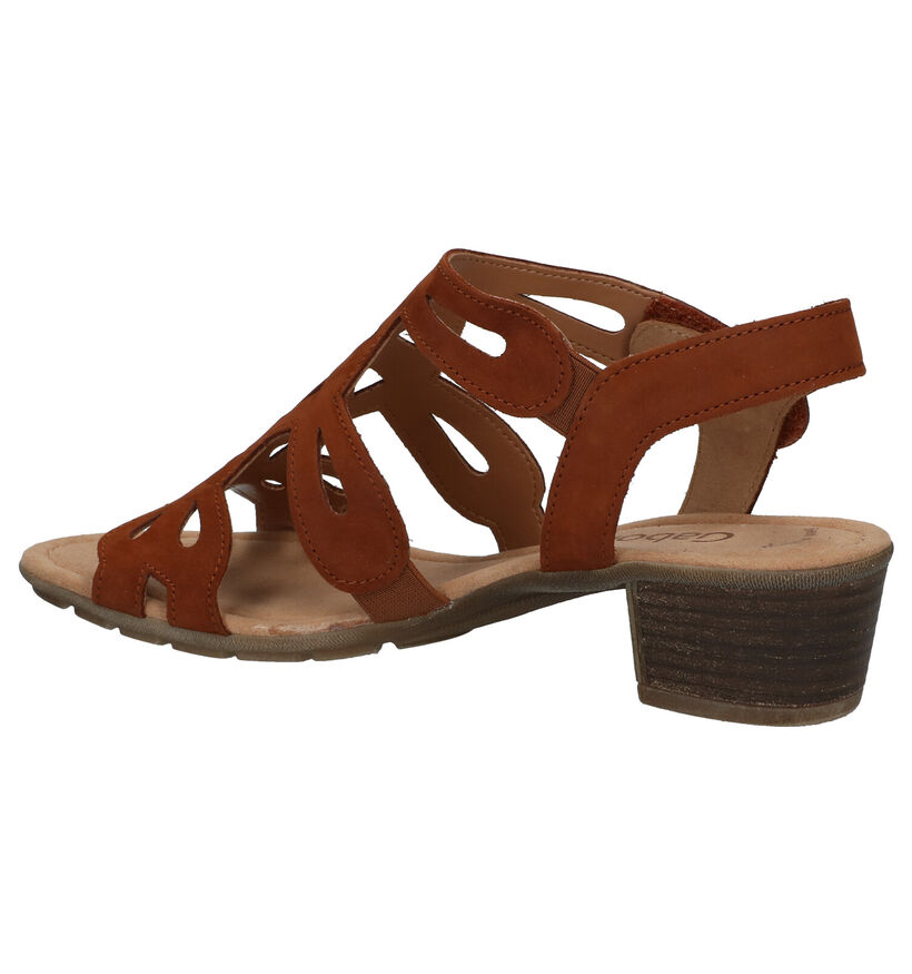 Gabor Best Fitting Bruine Sandalen in nubuck (287813)