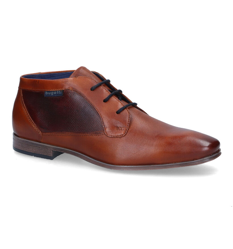 Bugatti Morino Cognac Geklede Veterschoenen voor heren (315042)