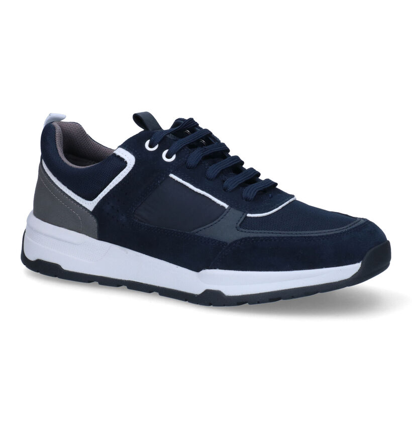 Geox Littio Blauwe Sneakers voor heren (302168) - geschikt voor steunzolen