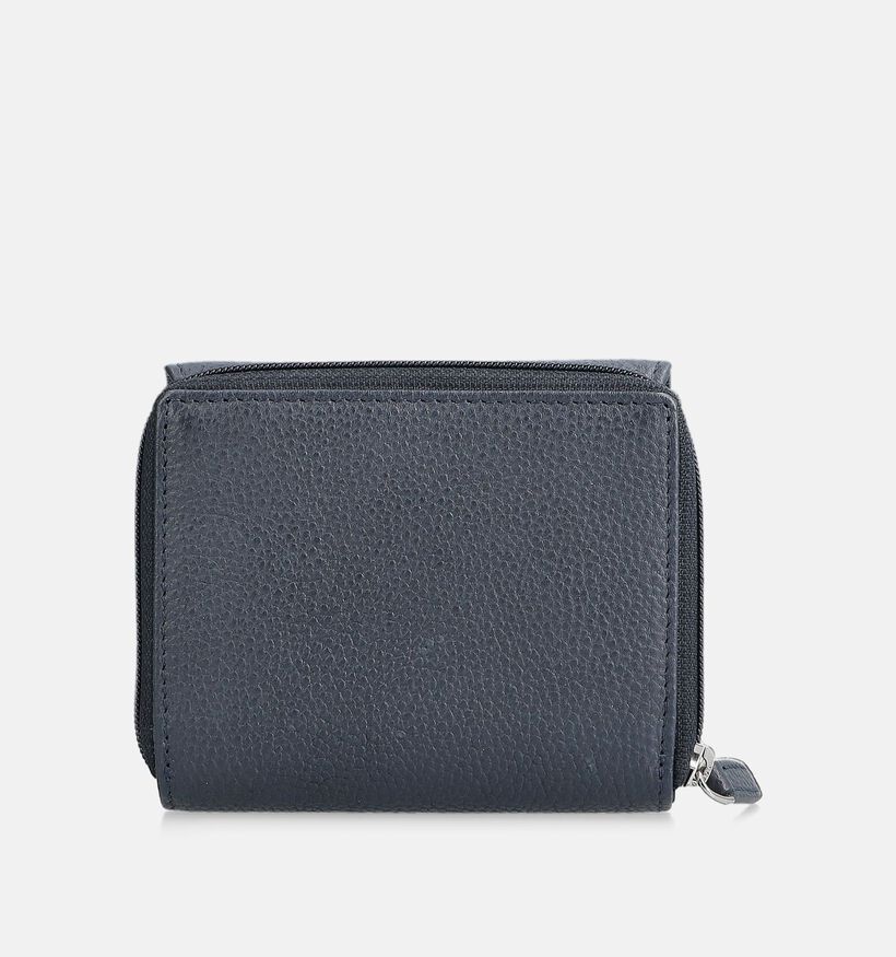 Euro-Leather Porte-monnaie en Bleu pour femmes (375943)