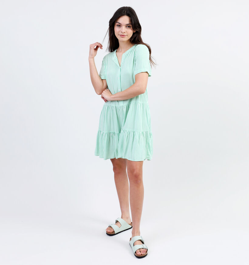 Vero Moda Bumpy Groene Jurk voor dames (323896)