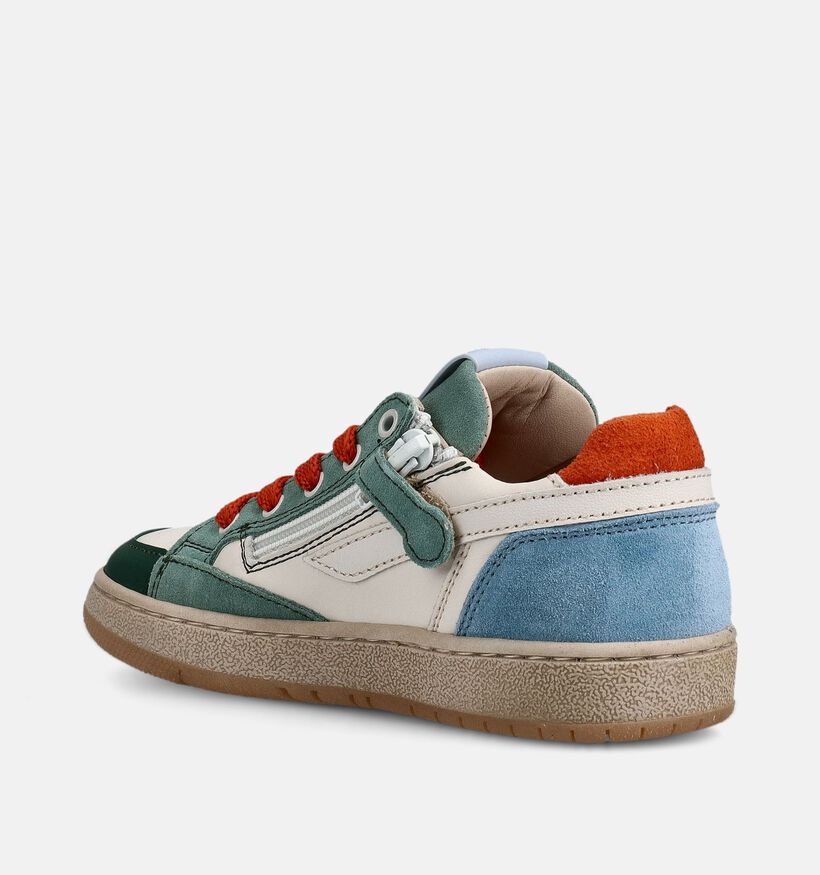 STONES and BONES Logik Witte Sneakers voor jongens (369641) - geschikt voor steunzolen