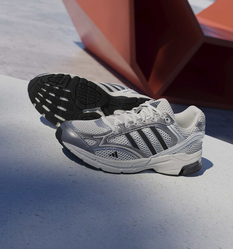 adidas Spiritain 2000 Baskets en Blanc/Argent pour hommes (380264)
