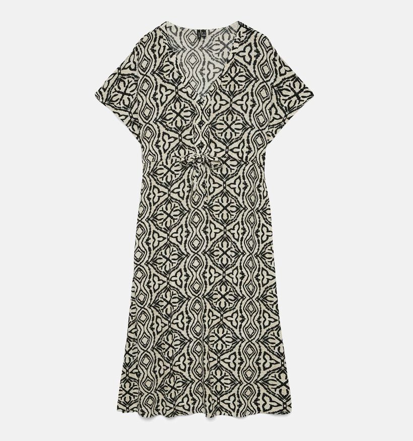 Vero Moda Menny Kaftan Robe en Noir pour femmes (369404)