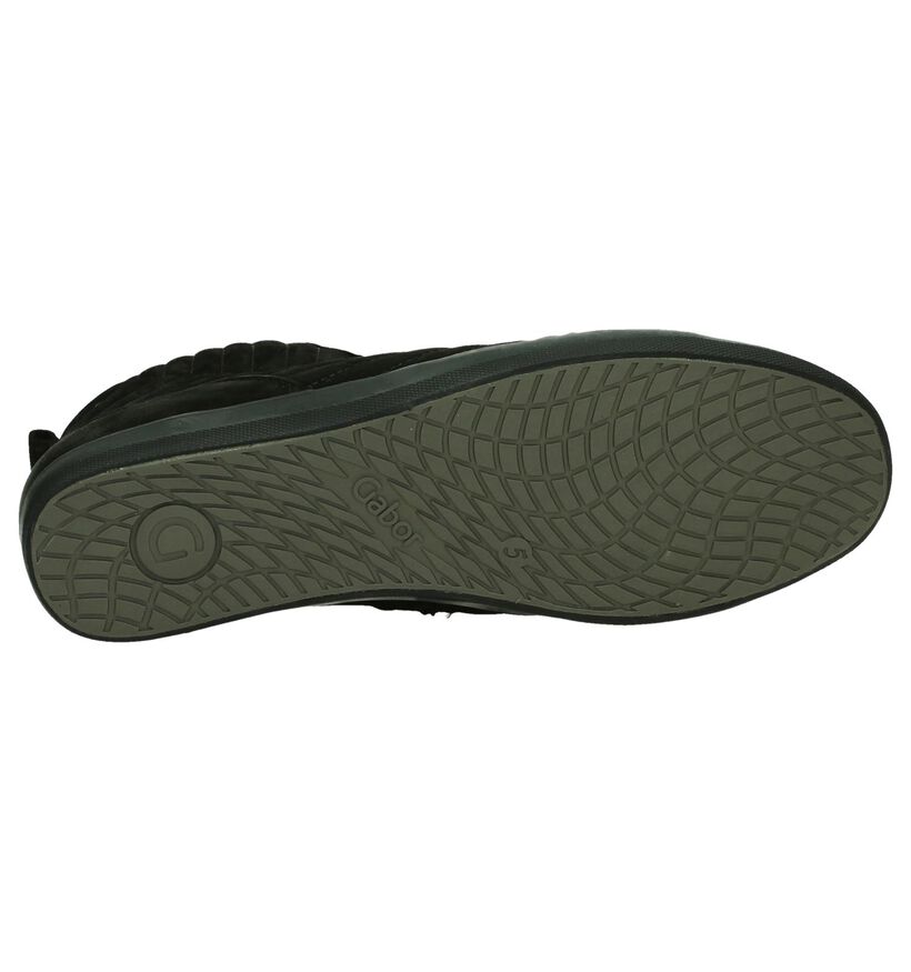 Gabor Chaussures à fermeture à glissière et lacets  (Noir), , pdp