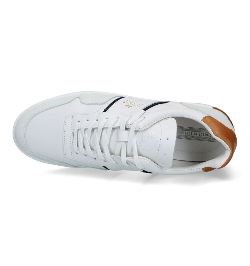 Cycleur de Luxe Velodrome Chaussures à Lacets en Blanc pour hommes (323084) - pour semelles orthopédiques