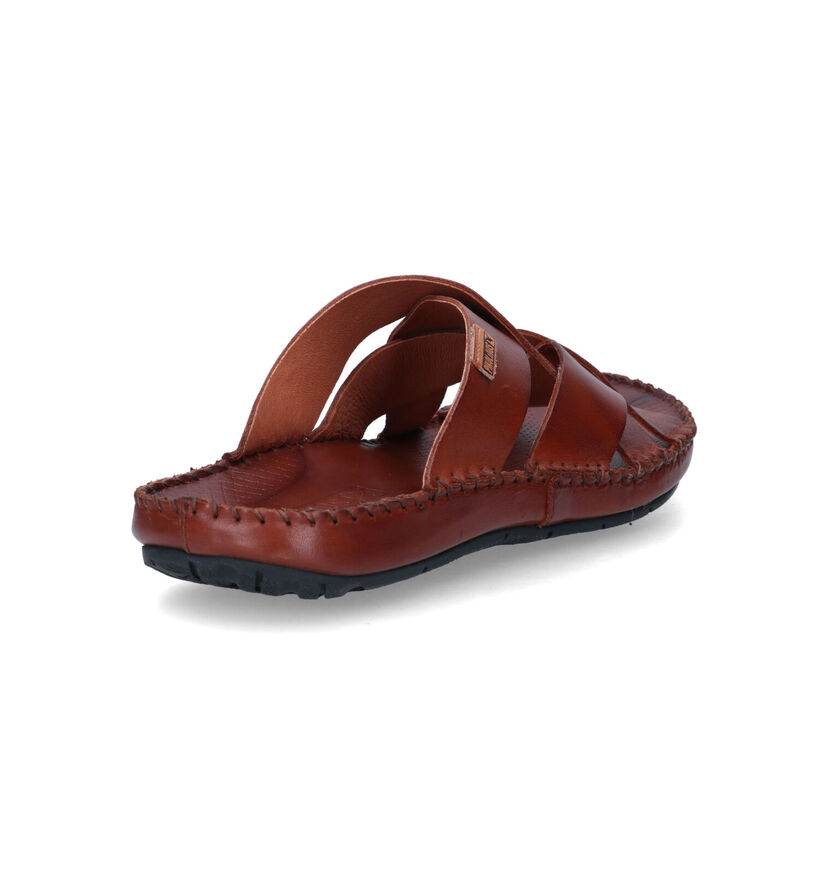 Pikolinos Tarifa Nu-pieds en Cognac pour hommes (339801)