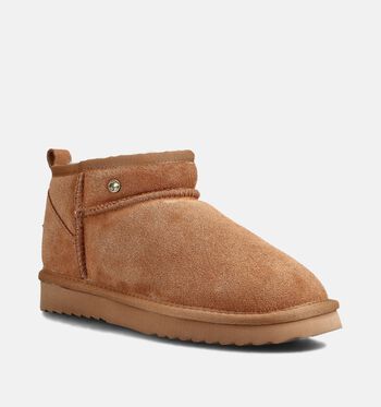 Warmbat Boots Cognac/Taupe/Rose