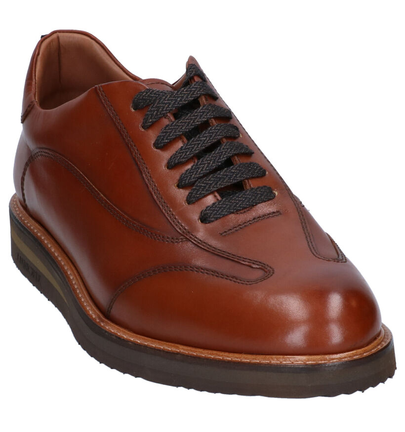 Ambiorix Aston Chaussures à lacets en Cognac pour hommes (324847) - pour semelles orthopédiques