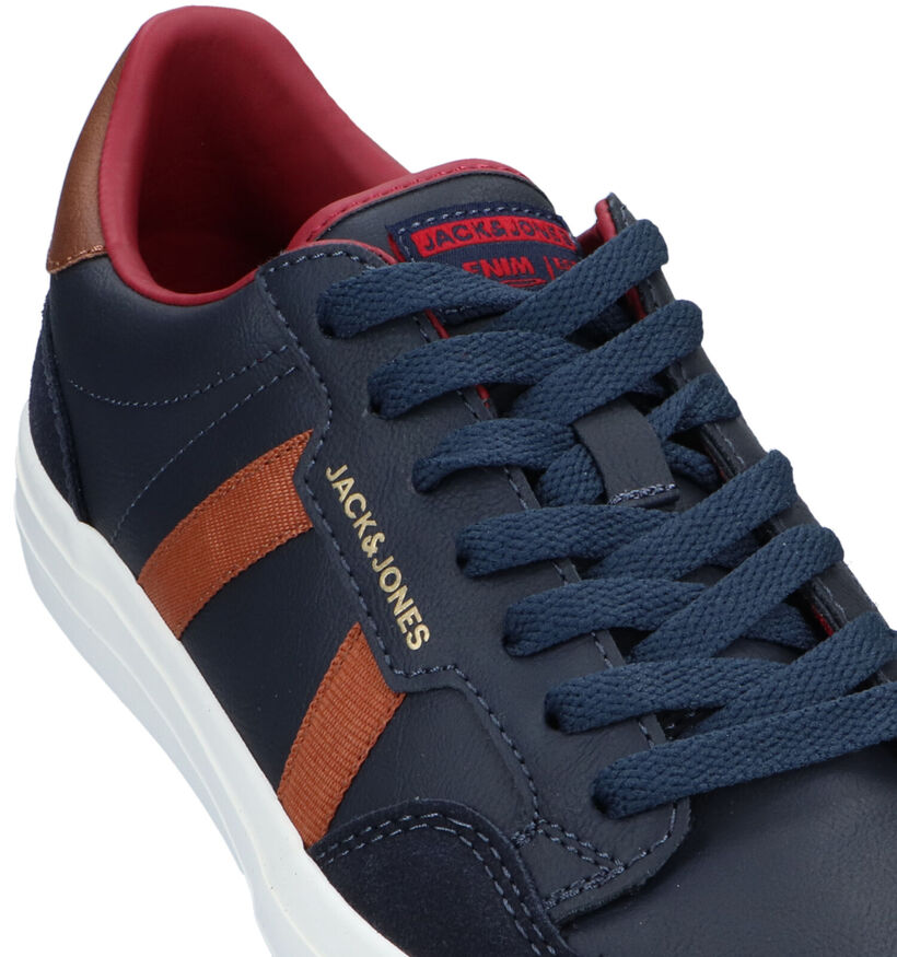 Jack & Jones Morden Pu Combo Chaussures à lacets en Bleu pour hommes (321098)