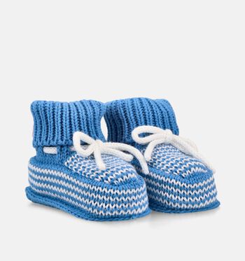 Little David Chaussons pour b&eacute;b&eacute; Bleu