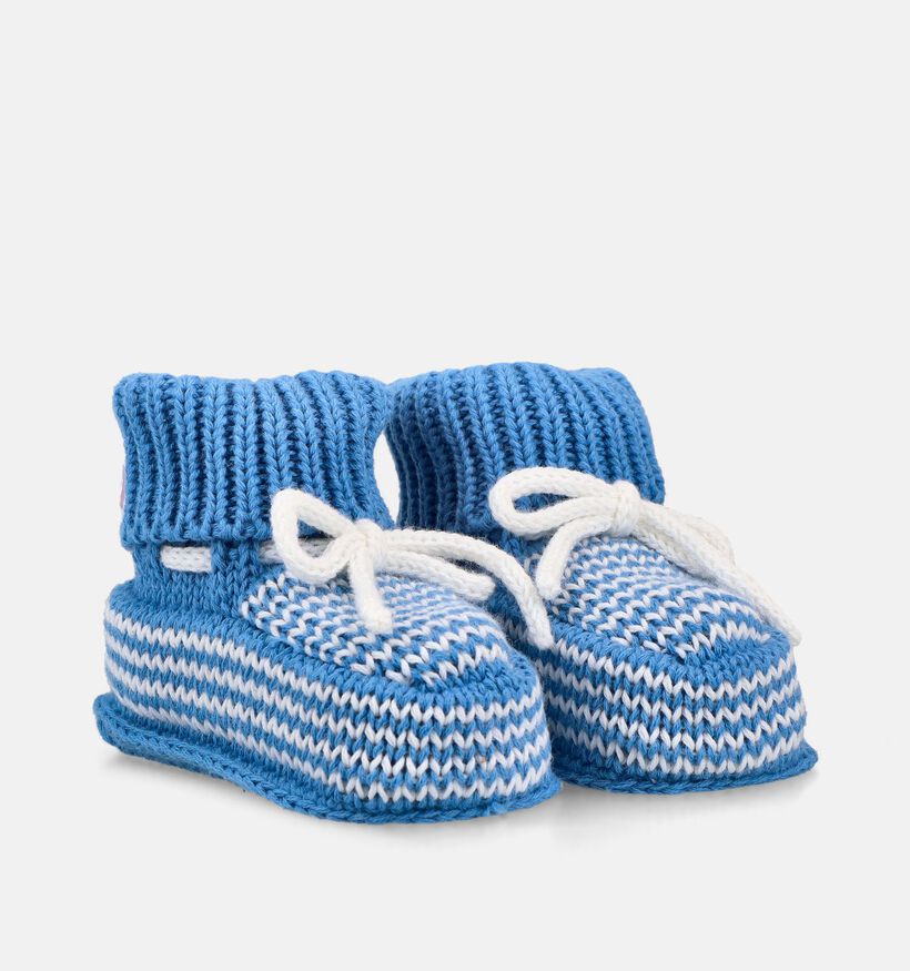 Little David Chaussons pour b&eacute;b&eacute; en Bleu pour filles, gar&ccedil;ons (374186)