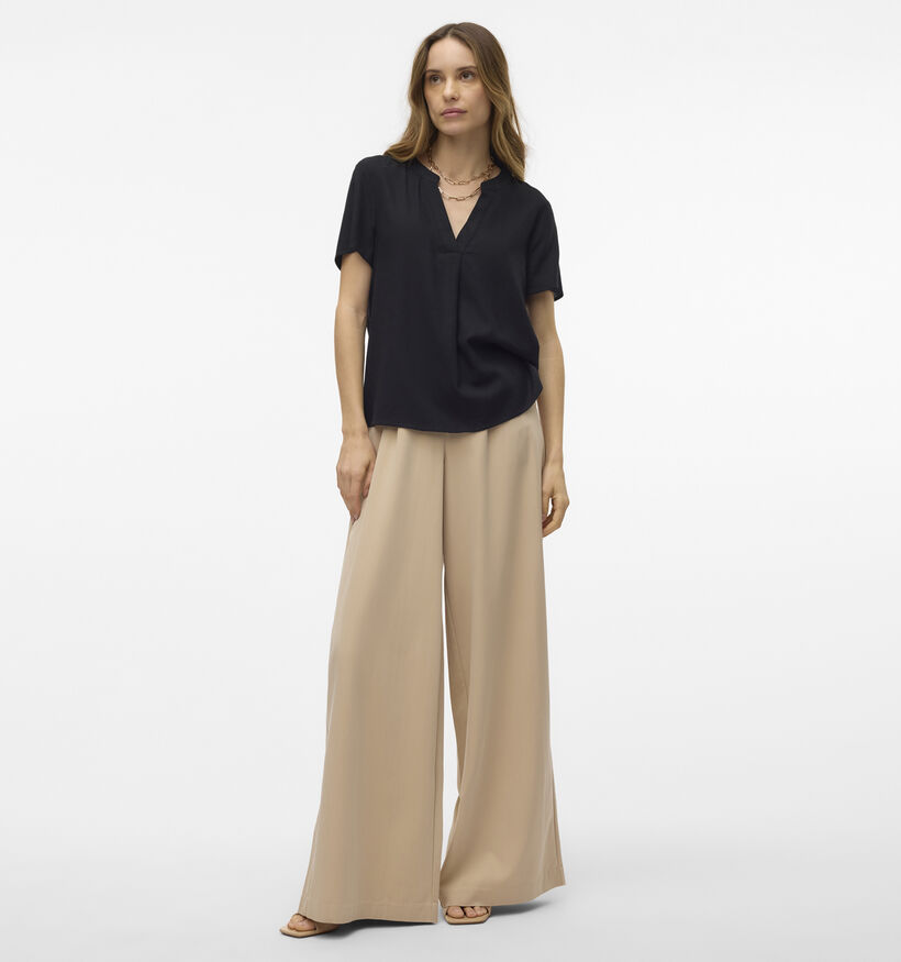 Vero Moda Mymilo Zwarte Blouse voor dames (352187)