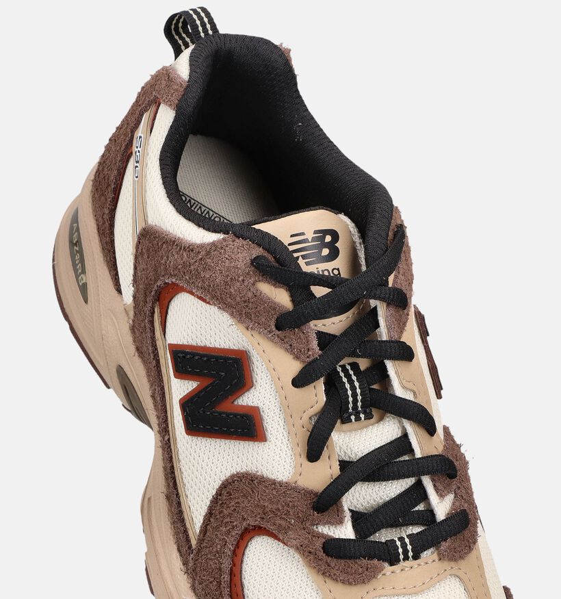 New Balance 530 Baskets sportives en Marron pour femmes (375002) - pour semelles orthop&eacute;diques