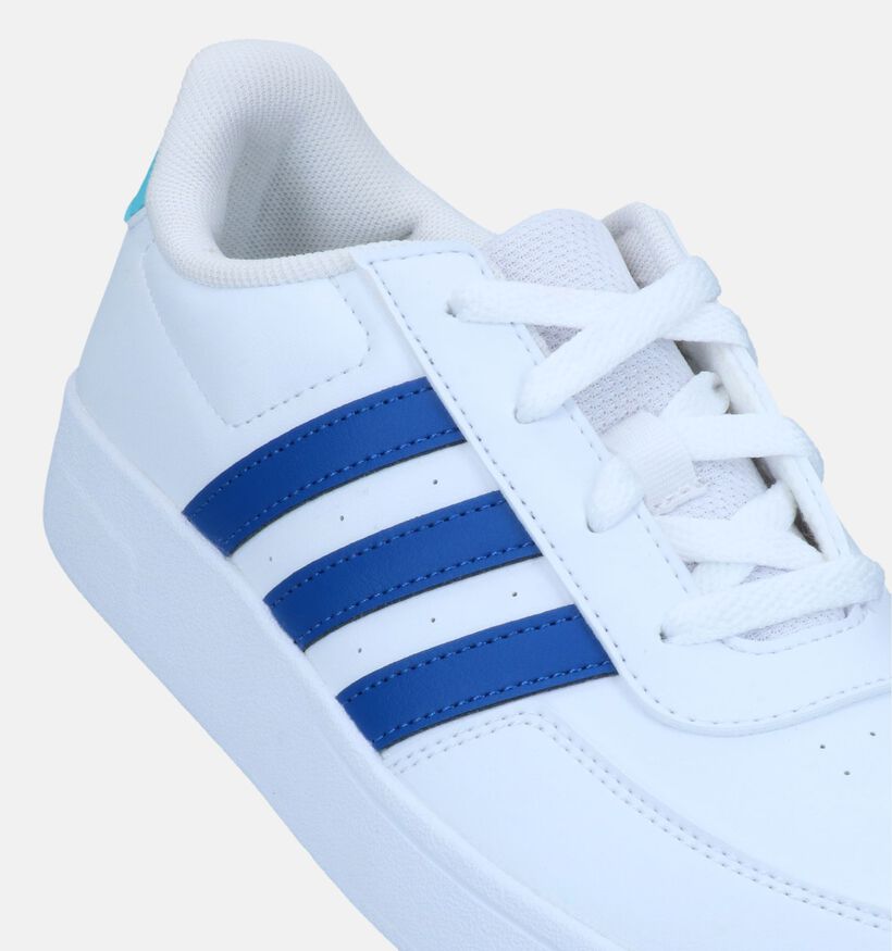 adidas Breaknet Witte Sneakers voor jongens, meisjes (318945) - geschikt voor steunzolen