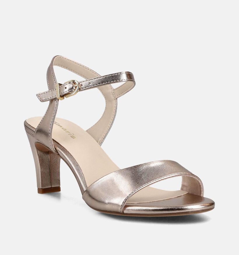 Tamaris Gouden Sandalen met hak voor dames (371672)