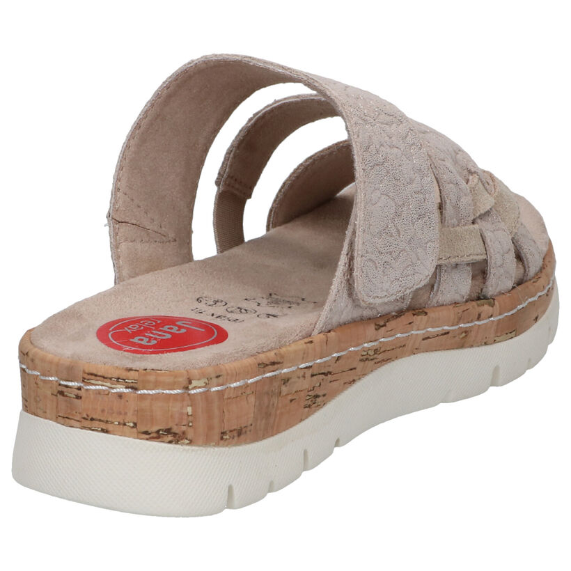 Jana Beige Sandalen in nubuck (286448)