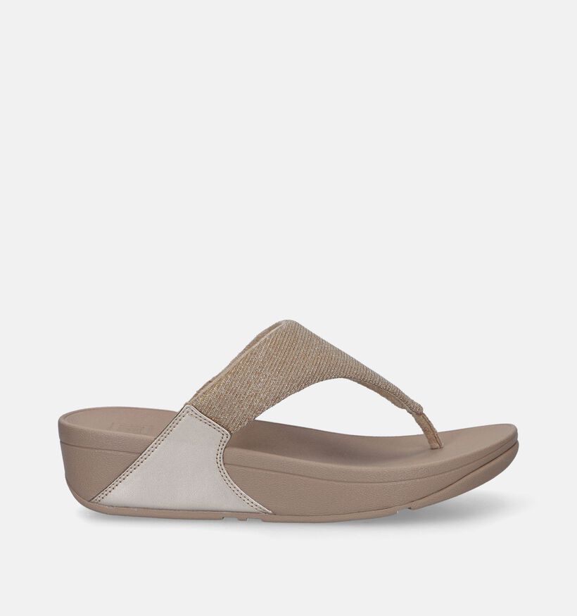 FitFlop Lulu Toepost Tongs en Noir pour femmes (353816)