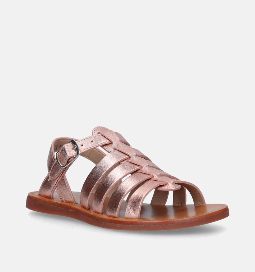 Pom d'Api Plagette Strap Rose gold Sandalen voor meisjes (337997)