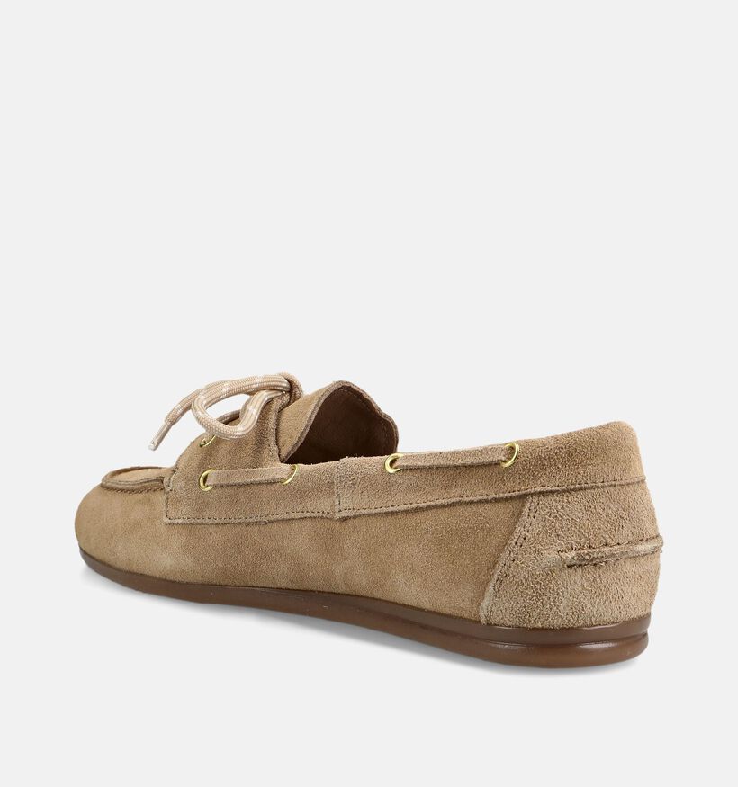 Shoecolate Chaussures plates en Taupe pour femmes (384057)