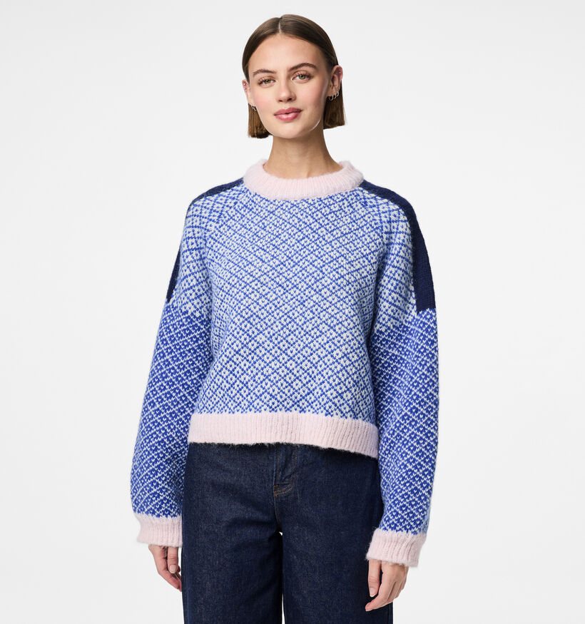 Pieces Remix Blauwe Trui voor dames (365636)