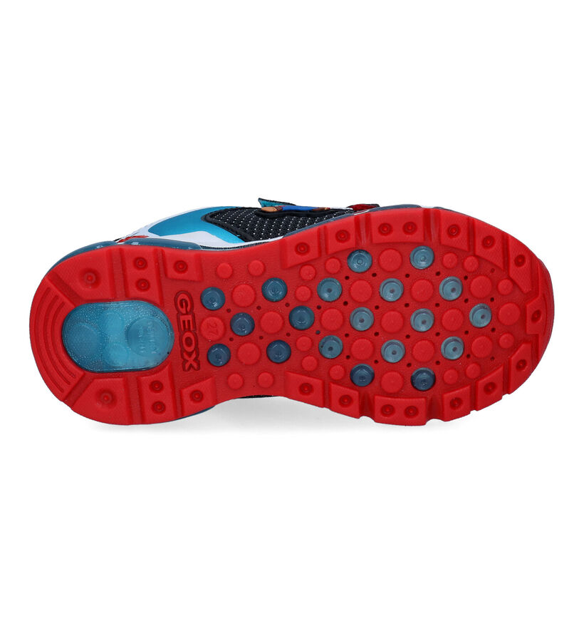 Geox Android Multicolor Velcroschoenen met Lichtjes voor jongens (298020) - geschikt voor steunzolen
