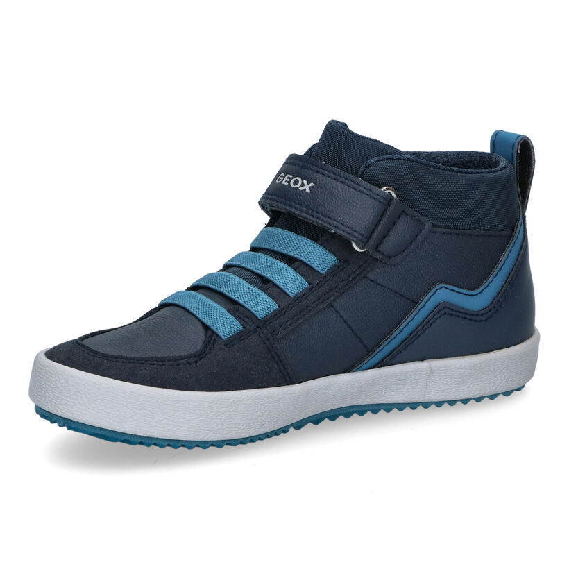 Geox Alonisso Chaussures hautes en Bleu en simili cuir (298594)