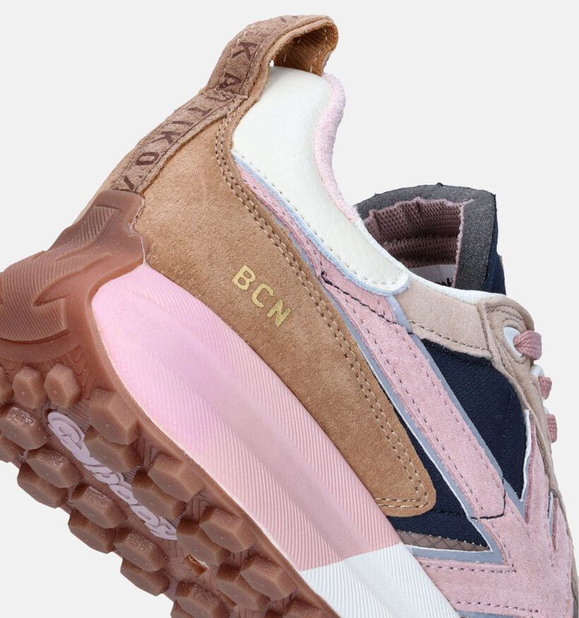 Kaotiko Detroit Beige Sneakers voor dames (346086) - geschikt voor steunzolen