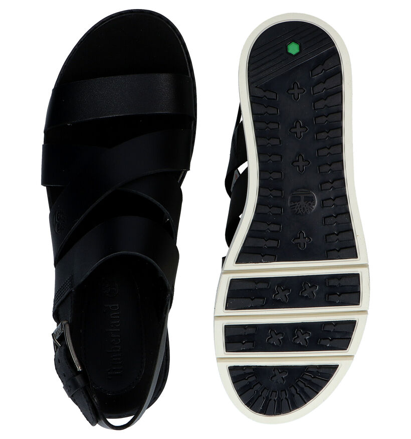 Timberland Safari Dawn Sandales en Noir pour femmes (286125)