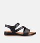 Gabor Zwarte Platte Sandalen voor dames (371165)