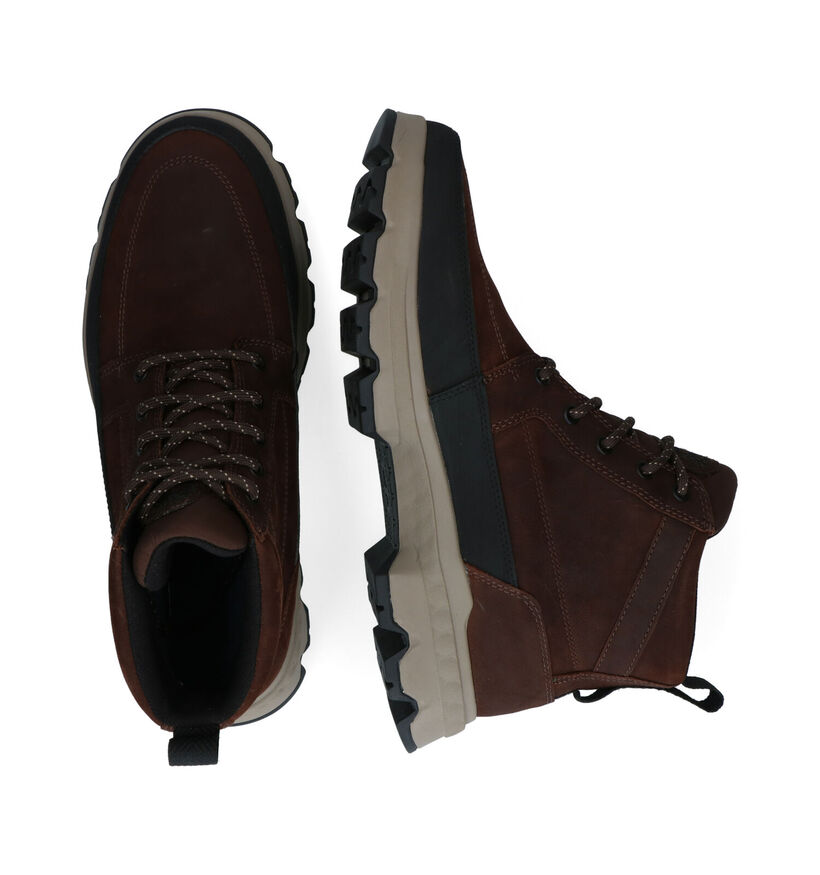 Timberland Originals Ultra WP Chukka Bottines en Brun pour hommes (294385) - pour semelles orthopédiques