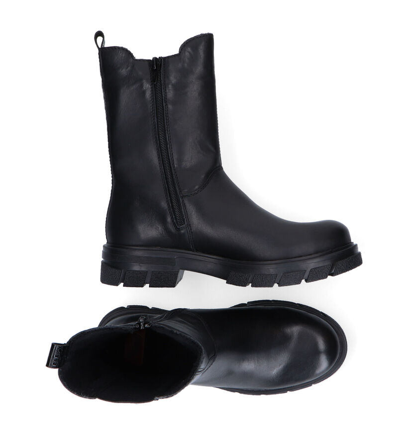 Rieker Bottines Chelsea en Noir en cuir (299385)