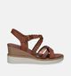 Tamaris Cognac Sandalen Met Sleehak voor dames (338289)